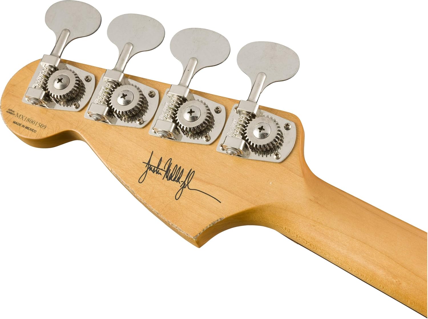 Fender JMJ Road Worn Mustang Bass, Faded Daphne Blue, Rosewood Fingerboard