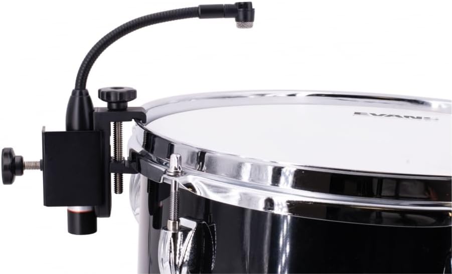 CAD Audio C98 Cardioid Condenser Gooseneck Drum Mic with Rim Mount – Low Noise, High SPL, Mic-Stand-Free Design