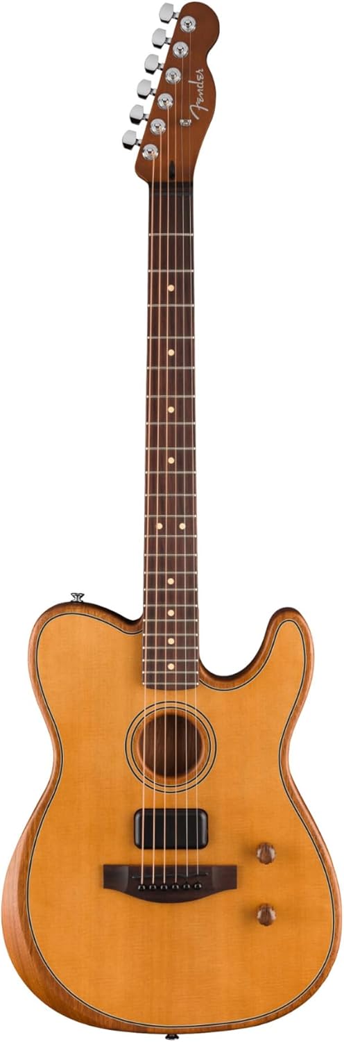 Fender Acoustasonic Standard Telecaster Acoustic-electric Guitar - Aged Natural