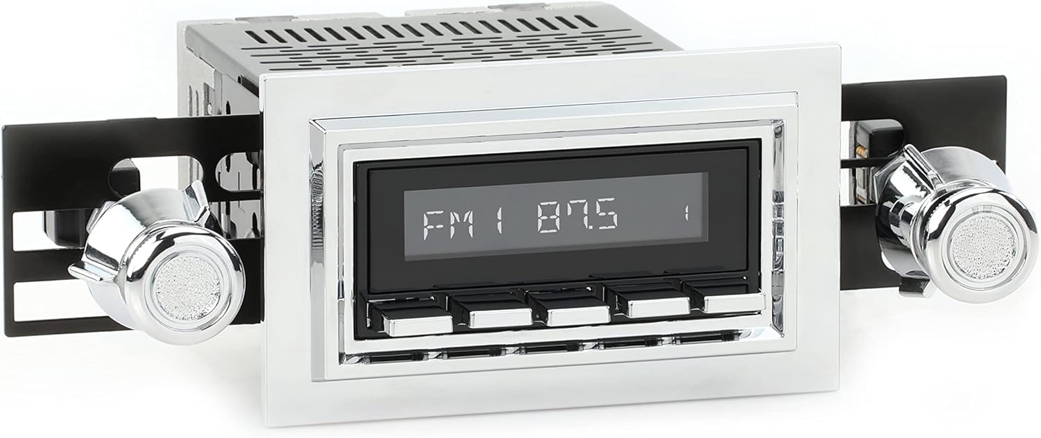 RetroRadio Compatible with 1981-87 Lincoln Town Car Features Include Bluetooth, AUX, AM/FM LABC-M1-121-05-75L4