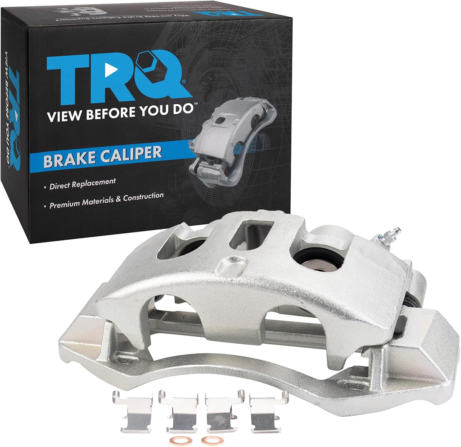 TRQ Rear Brake Caliper Compatible with Chevy Silverado 2500 3500HD