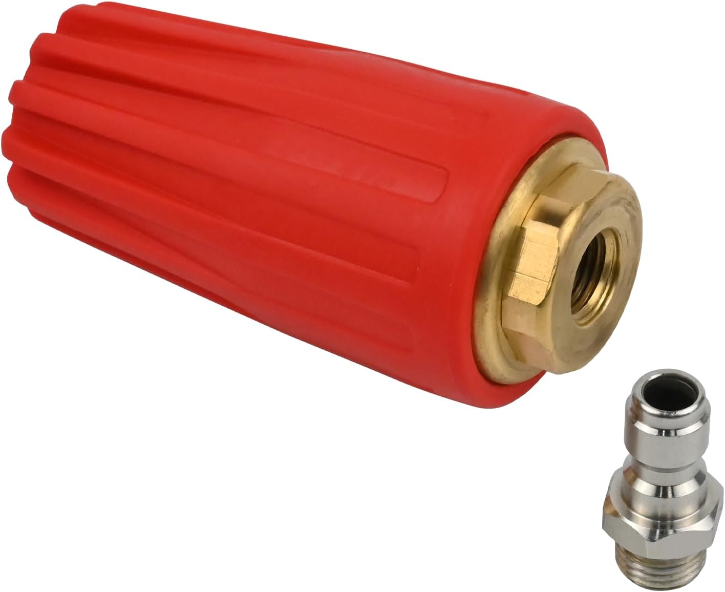 4.0 GPM 4.0 Orifice 2600-5100 PSI 360° Rotating nozzles Pressure Washer Turbo Nozzle plug with Quick Connect 1/4