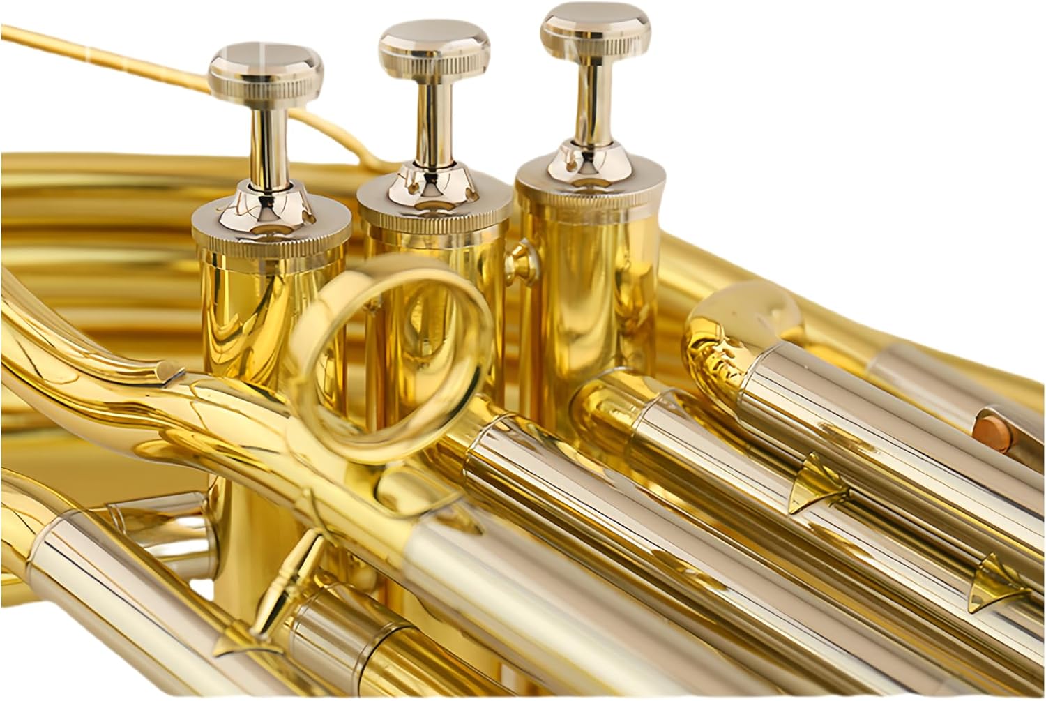 Sousaphone Brass Instrument, Gold Lacquered Finish