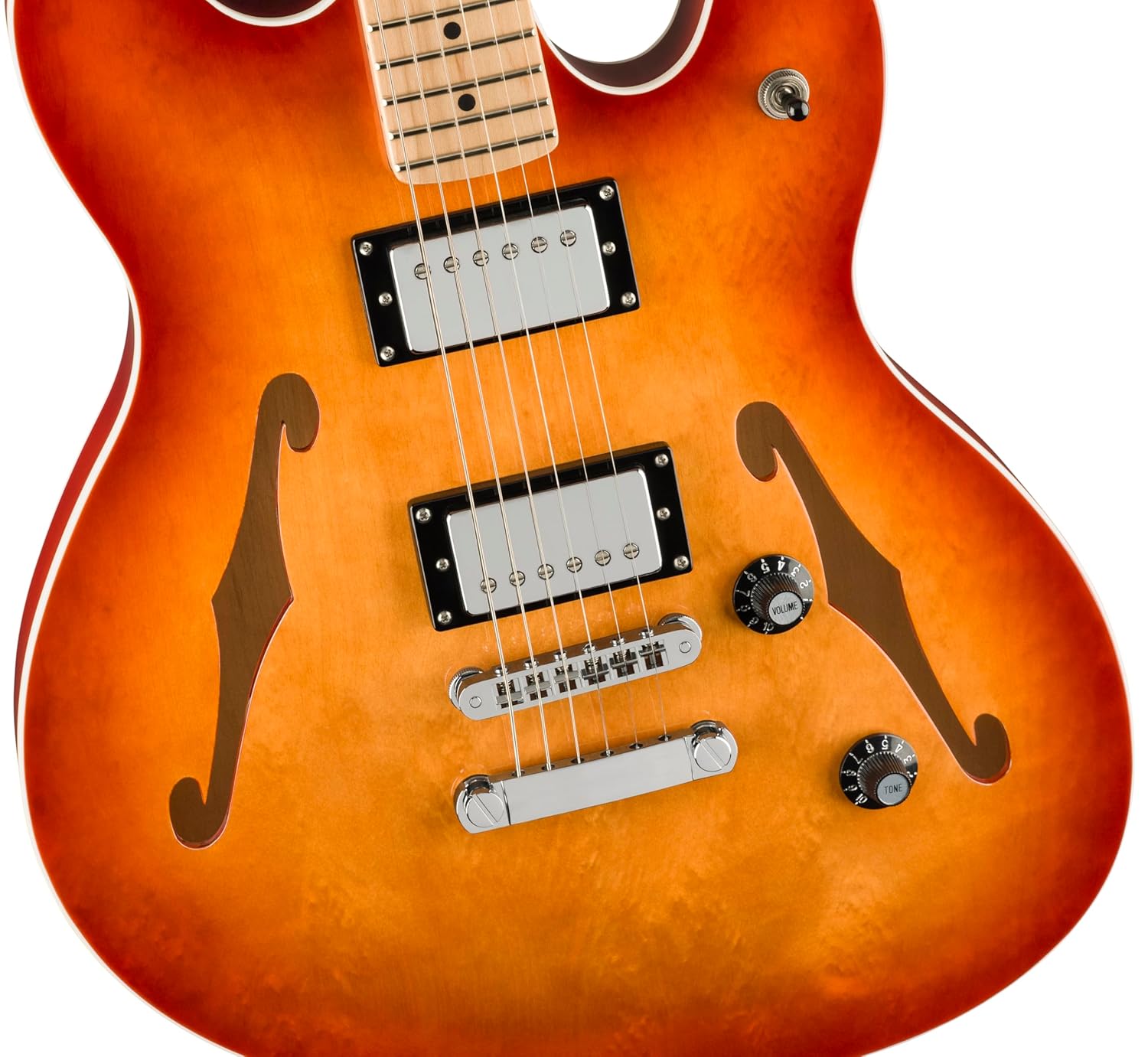 Fender Affinity Series Starcaster Deluxe, Maple Fingerboard, Sienna Sunburst