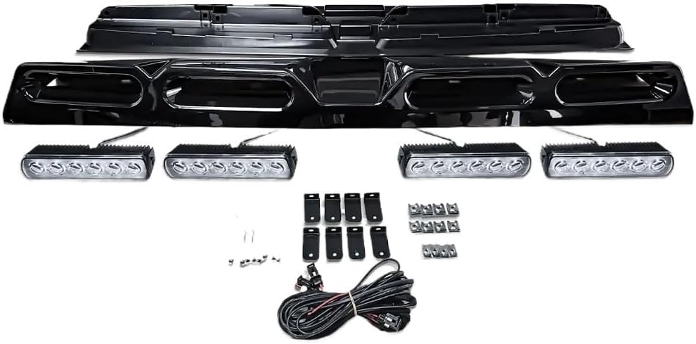 Pickup Roof LED Bar Compatible for Ranger T9 Wildtrack XLT Sport XL Xls 2022 2023 2024 Car Exterior Roof Top Light Roof Spoiler