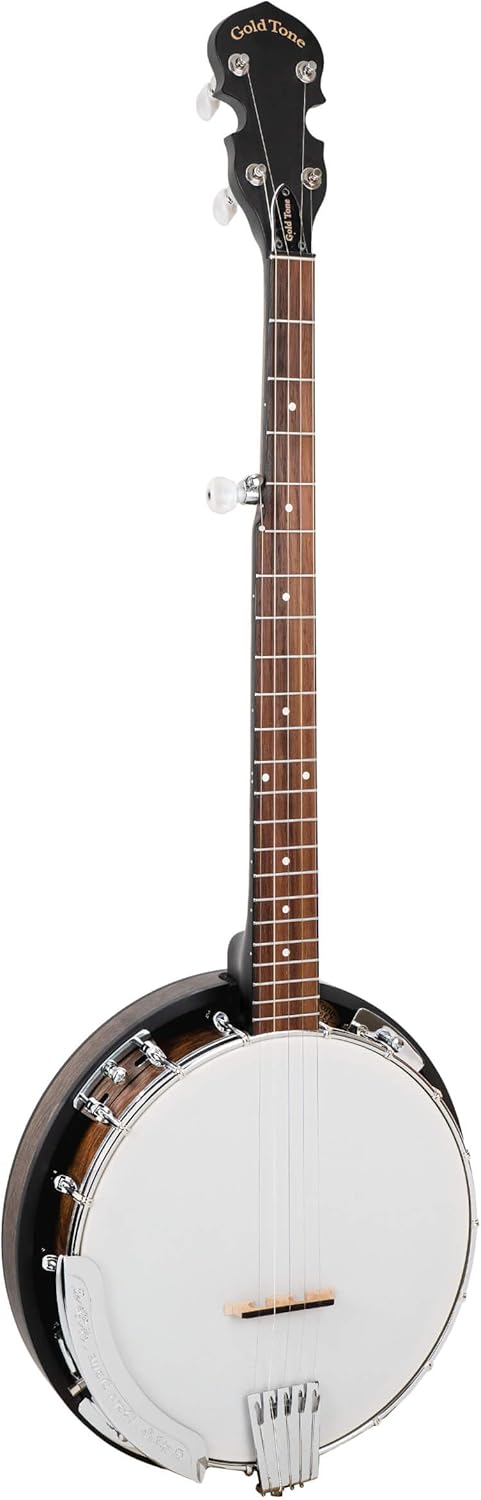 Gold Tone CC-50RP Cripple Creek Banjo with Resonator (Five String, Vintage Brown)