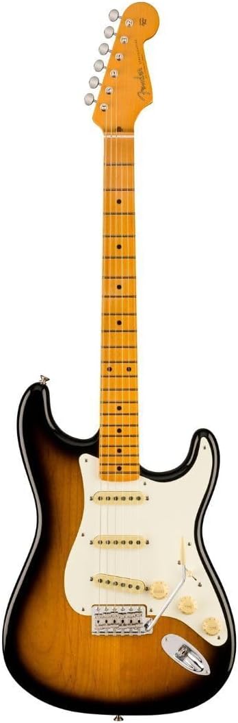 Fender Stories Collection Eric Johnson 1954 “Virginia” Stratocaster Electric Guitar, 2-Color Sunburst, Maple Fingerboard