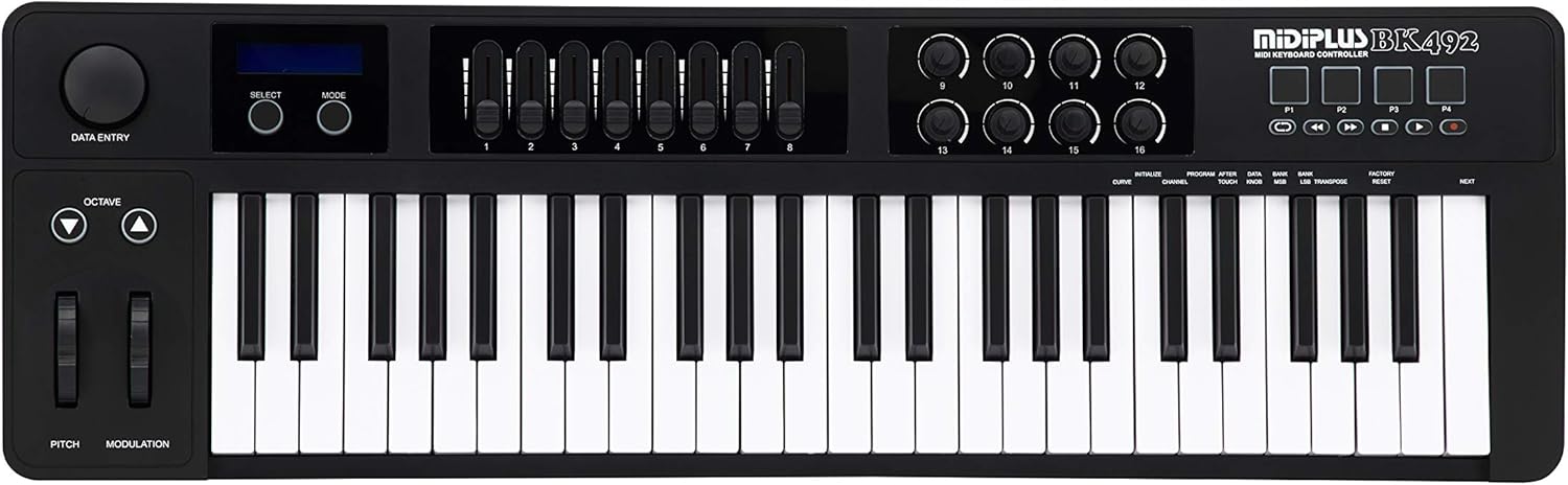midiplus BK492 USB MIDI Keyboard Controller
