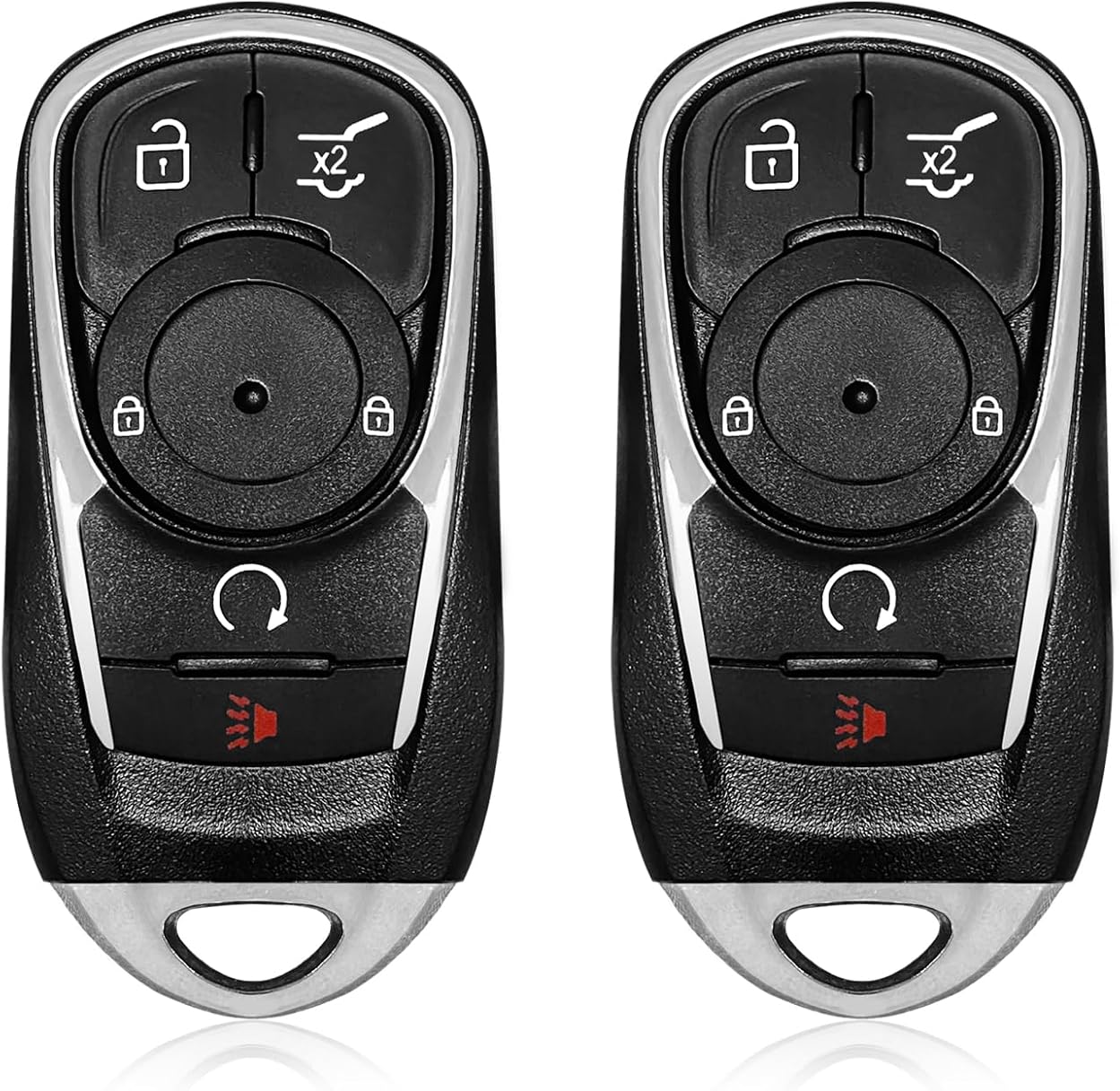 Car Key Fob Remote Keyless Entry Control HYQ4AA 315MHz 5 Button Replacement for 2017-2020 Buick Envision Encore - 2 Pack