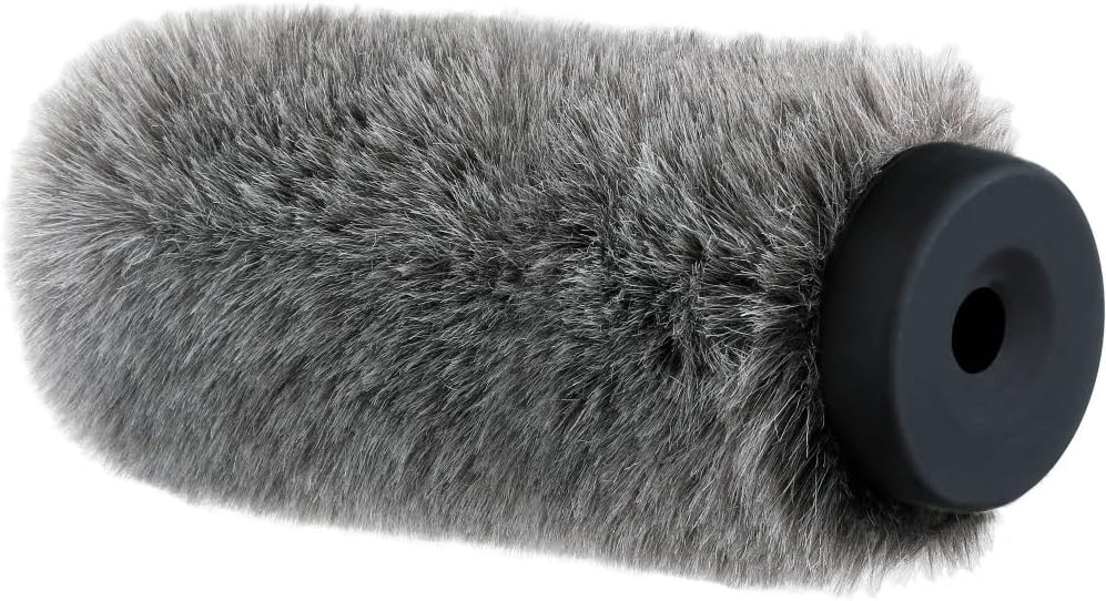 Rode NTG2 Condenser Shotgun Microphone Bundled with Universal Shockmount + Fur Windshield + XLR Microphone Cable + Cleaning Cloth (5 Items)