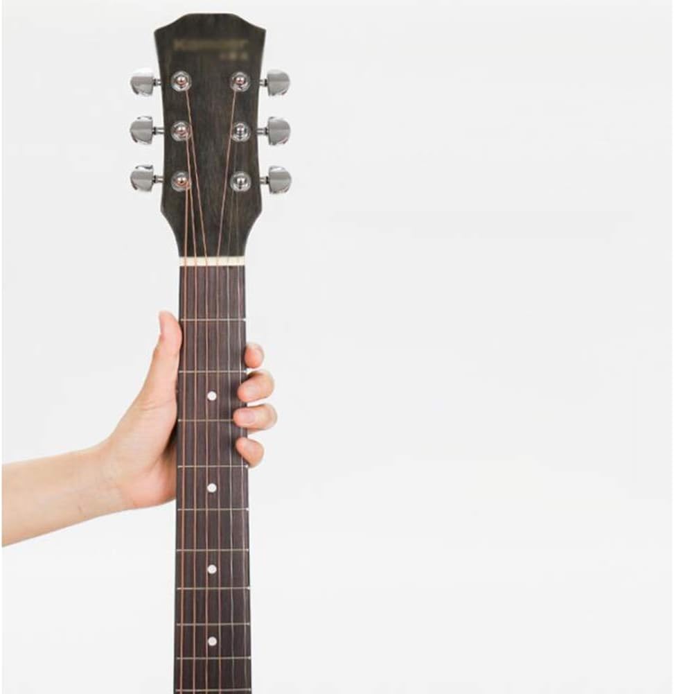 Etlegor Classical Guitar 41 Inches Dreadnought Cutaway Beginner Veneer Spruce Wooden Guitar Kit with Bag, Strings, Picks,5 Colors (Color : E)