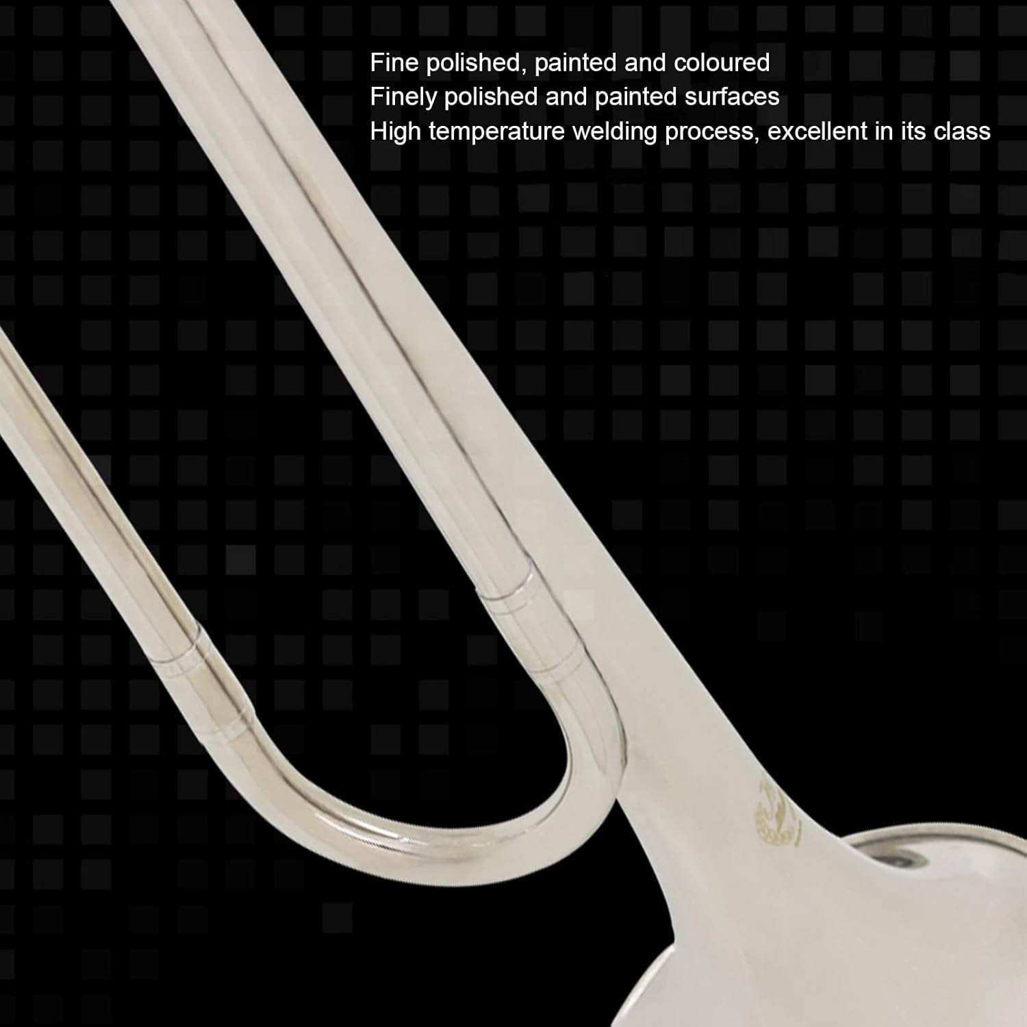 Diydeg Bugle Cavalry Trumpet - B Flat Brass Retro Standard Trumpet Musical Instrument for School Band Cavalry Orchestra