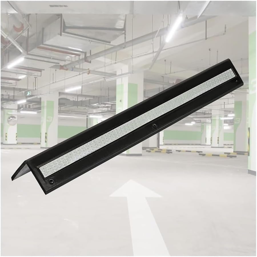 Wall Corner Protectors, Car Parking Protector, Rubber Corner, Reflective anticollision Protection Strip, for Garage(1pcs-40cm)