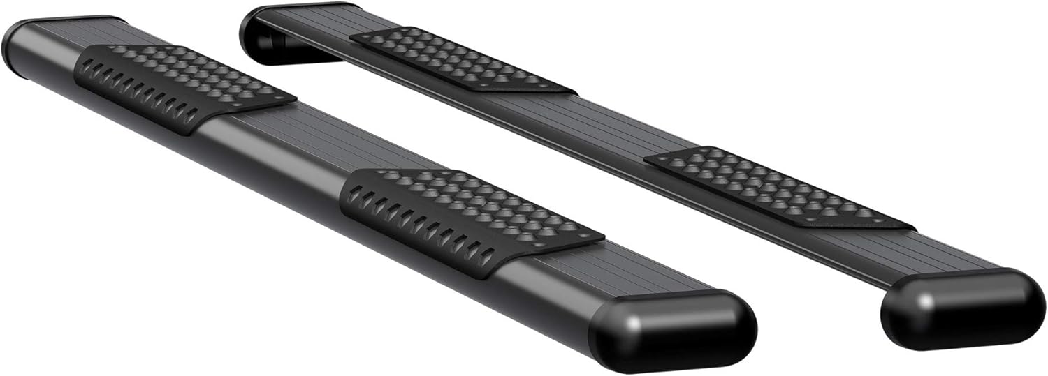 LUVERNE 584078-571032 O-Mega II 78-Inch Black Aluminum Side Steps, Select Dodge, Ram 1500