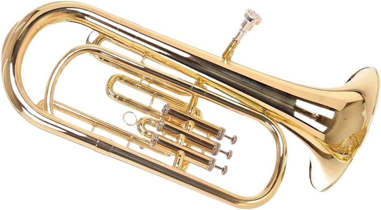 Beginner euphonium Japan Original Brass Gold-plated Baritono B-flat Tenor Three-key Euphonium Instrument Trumpet Horn