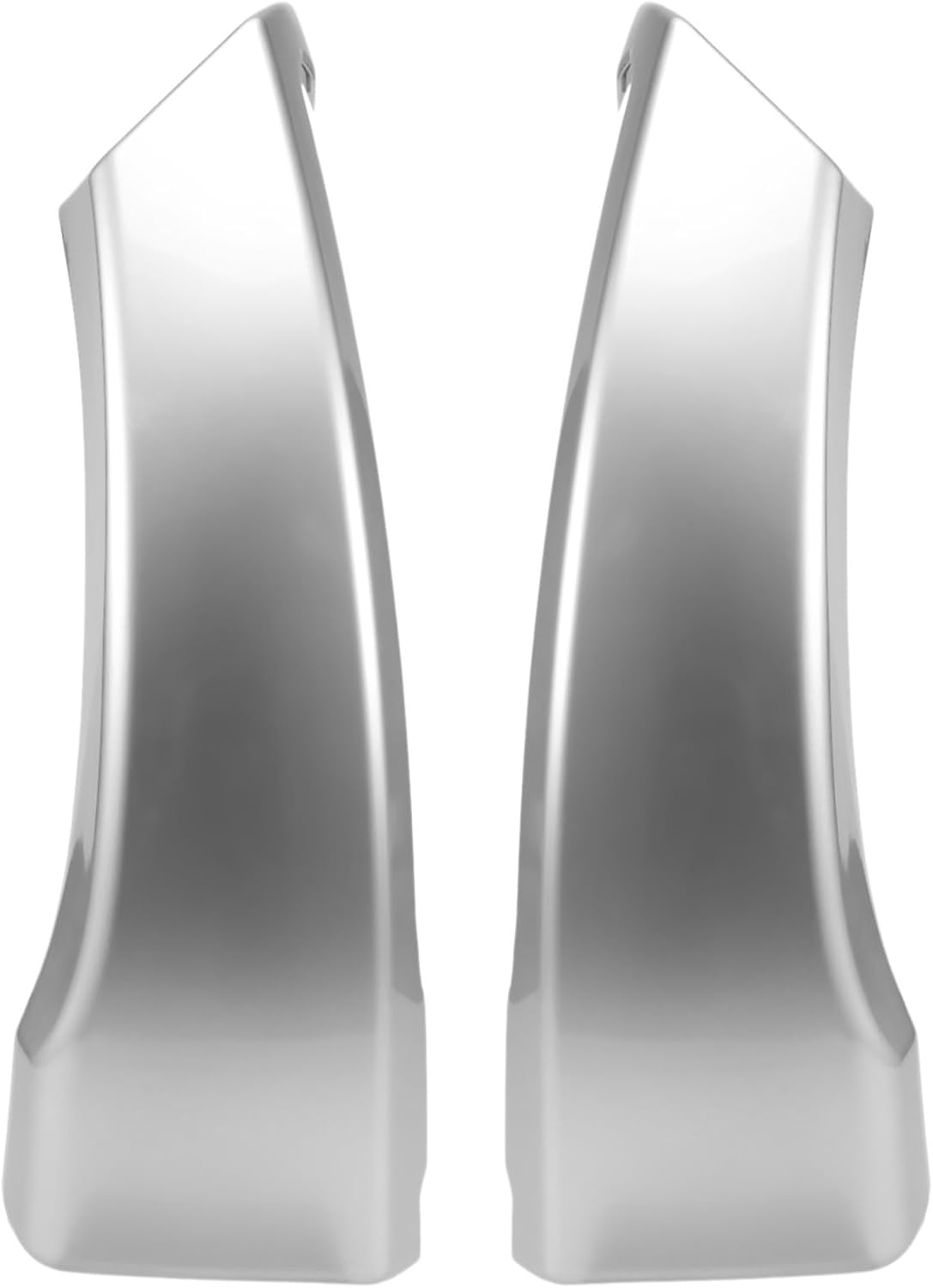 ABS Silver Car Front Lower Bumper Side Grill Lip Corner Guard Trim Cover Compatible for Mitsubishi-Outlander 2016 2017 2018