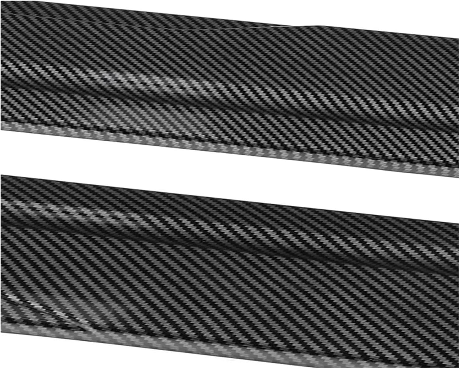 Side Skirts Compatible for VW CC 2M Car Side Skirt Extension Plate Lip Separator Bumper 2.18M Racing Side Spoiler(Carbon Look 2m)