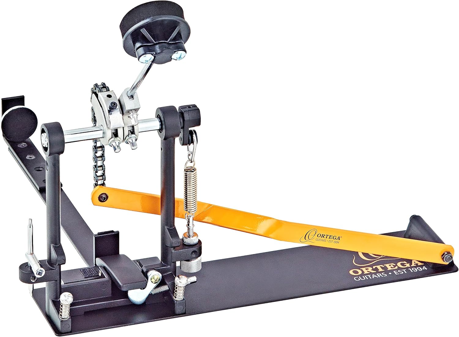 Ortega Guitars OCJP-L-GB Cajon Pedal free gig bag, left foot