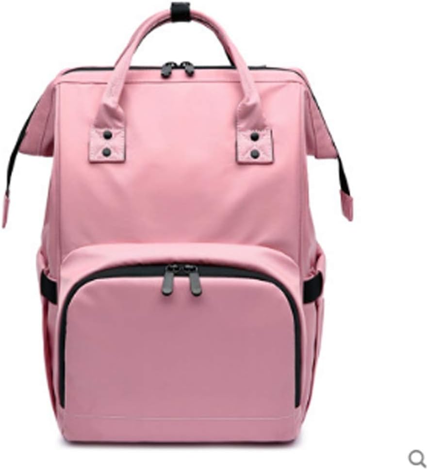 JSEIAJB Multiple Unisex Baby Diaper Bag, Large Capacity Waterproof Travel Mummy Backpack(D)