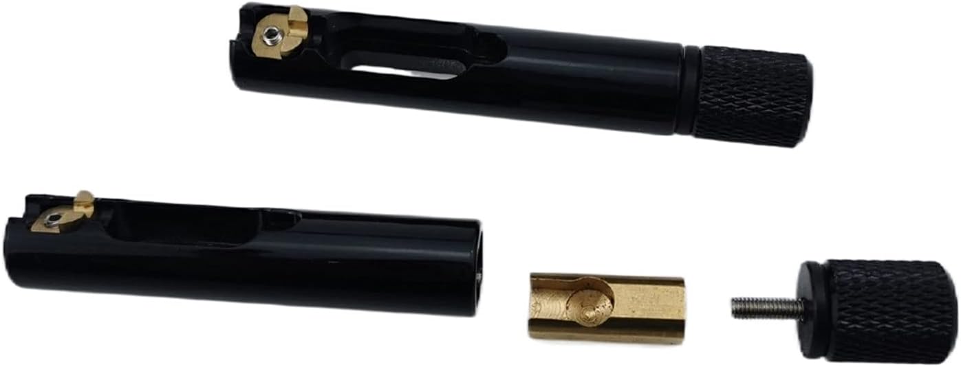 Electric Guitar Bridge Saddle Headless Bass Bridge Brass Material Headless Independent Bridge Suitable for Bass Guitar Guitar Tailpiece (Color : 4 Strings)