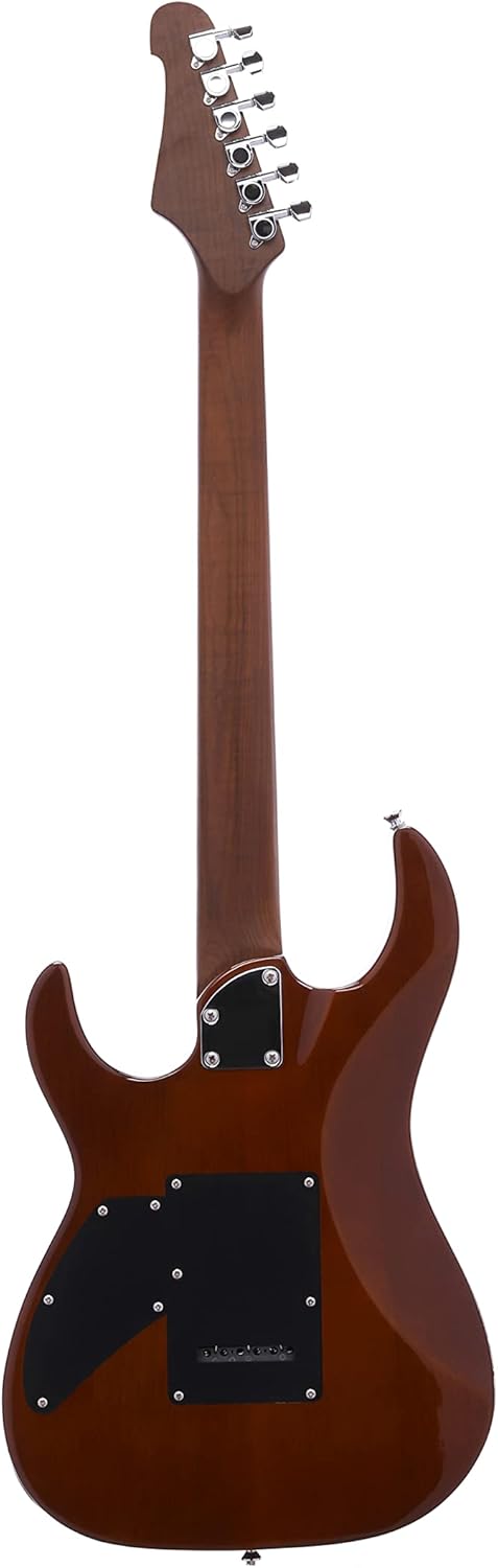 IYV- IS-400-HH Solid Body with Flame Maple, H-H Pickup Configuration, Natural