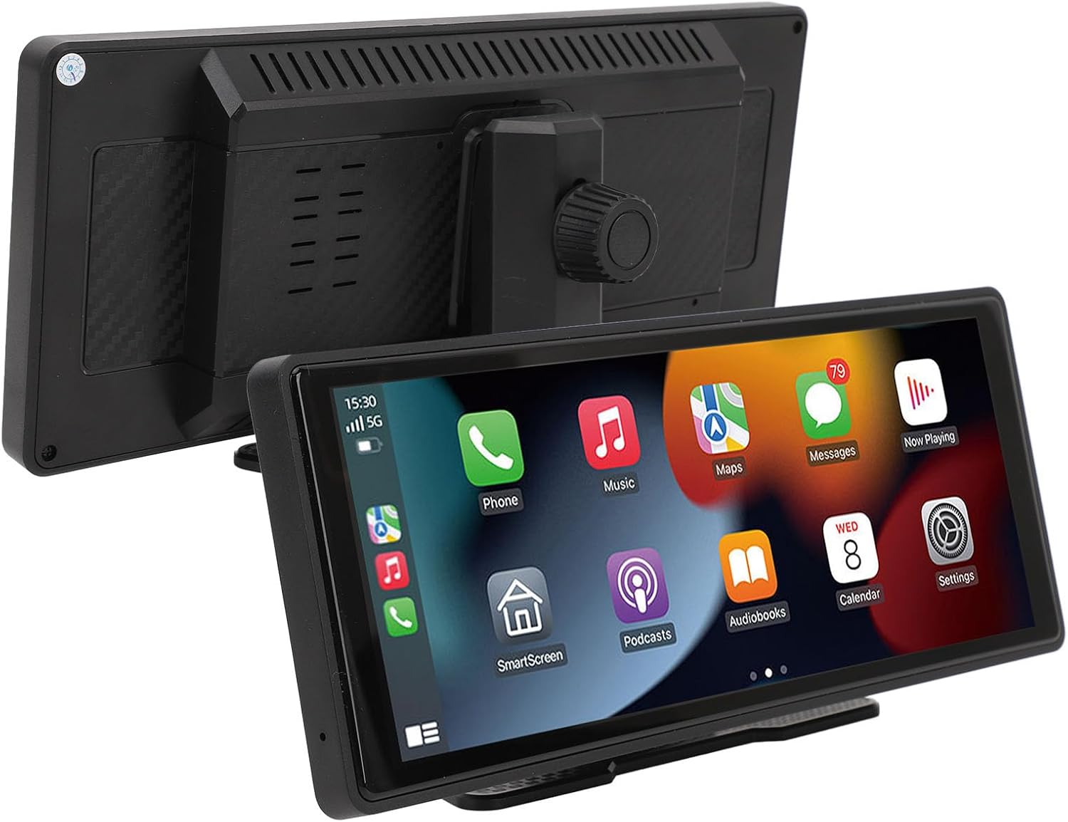 Diydeg Car Stereo, 10.26in Touchscreen Portable Wireless with Voice Control Navigation AUX FM, Car Radio Screen for All Vehicles for Android Auto