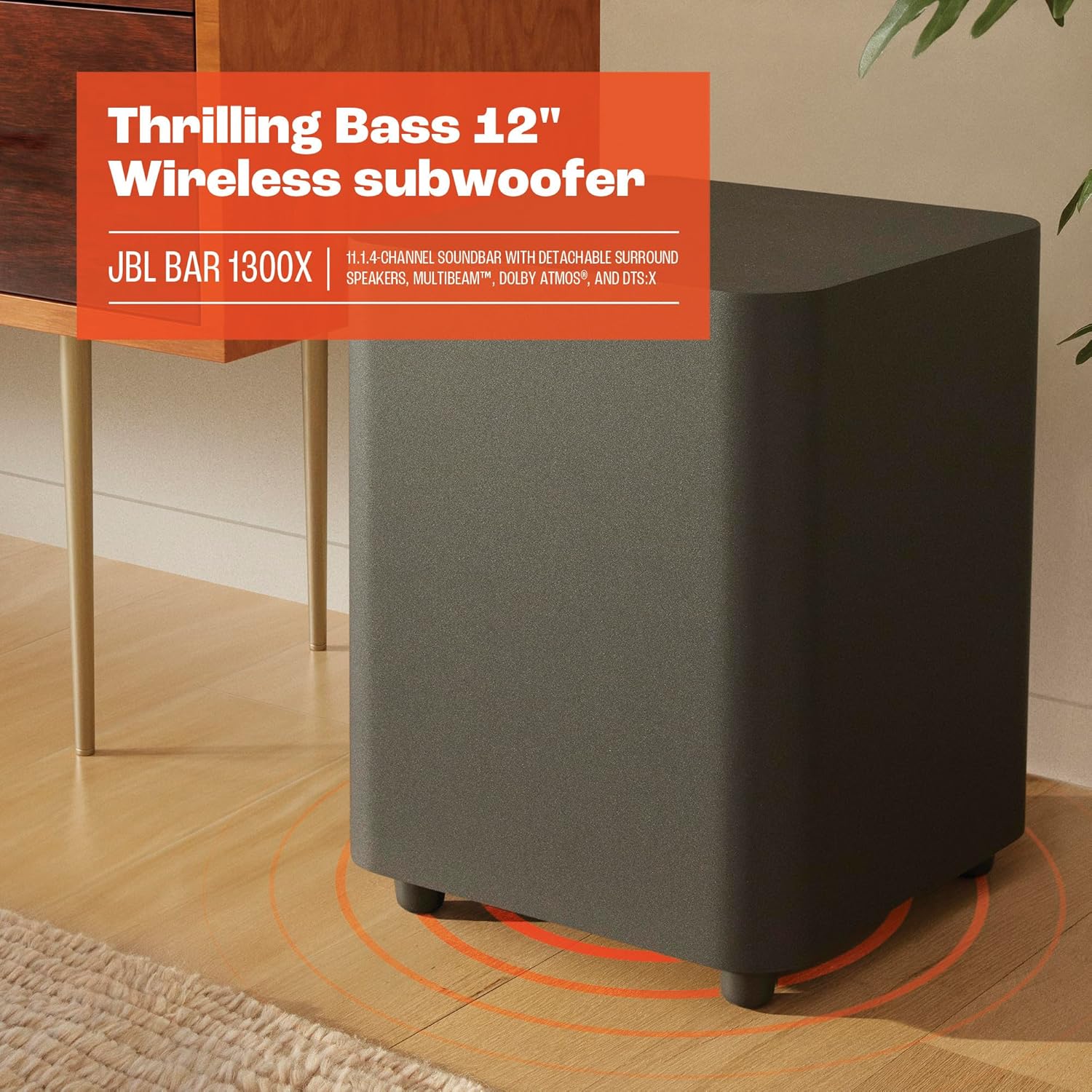 JBL Bar 1300X: 11.1.4-Channel soundbar with Detachable Surround Speakers, MultiBeam™, Dolby Atmos® and DTS:X®, Black