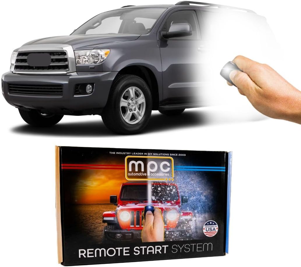 MPC Remote Start Kit Compatible with Toyota Sequoia 2010-2014 || G-Key || Semi Plug-n-Play || Premier USA Tech Support