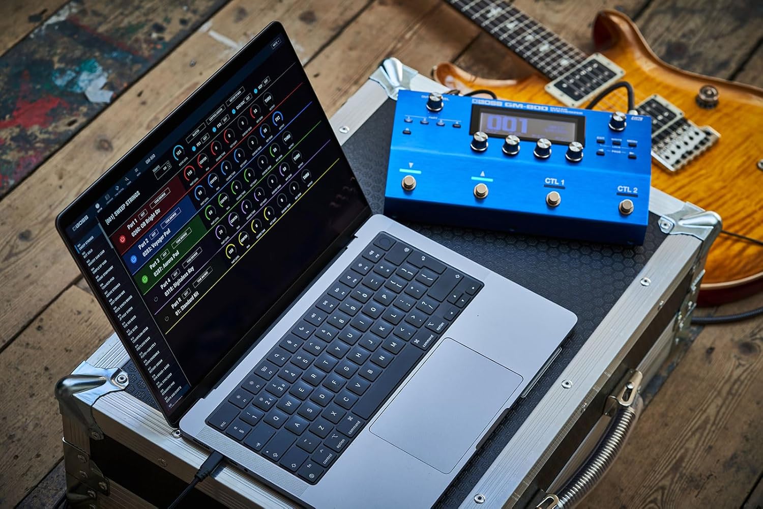 BOSS GM-800 Compact, Streamlined, and Ultra-Versatile Guitar Synthesizer