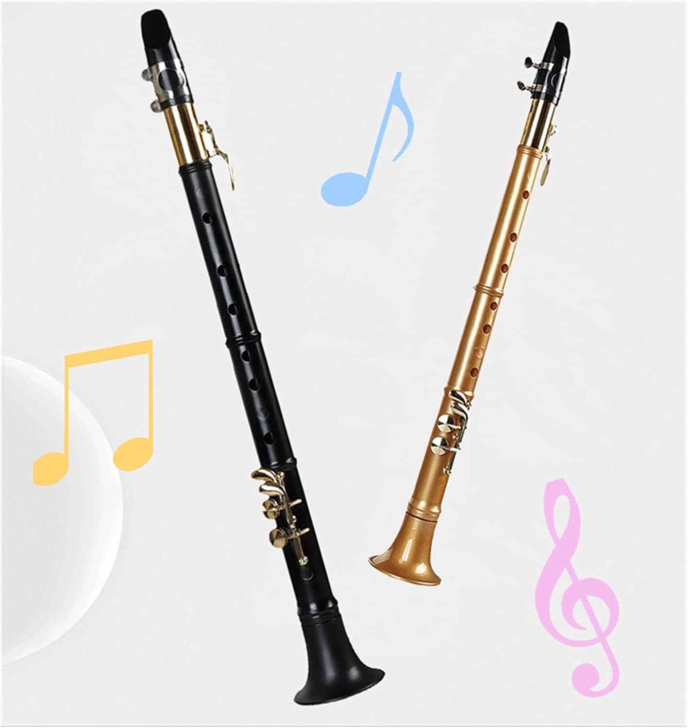 Sax Beginners Kit Simple Small Saxophone Beginner Mini Pocket Suitable for Adults and Children Musical Instruments Wind Instrument (Color : G Tone Black)