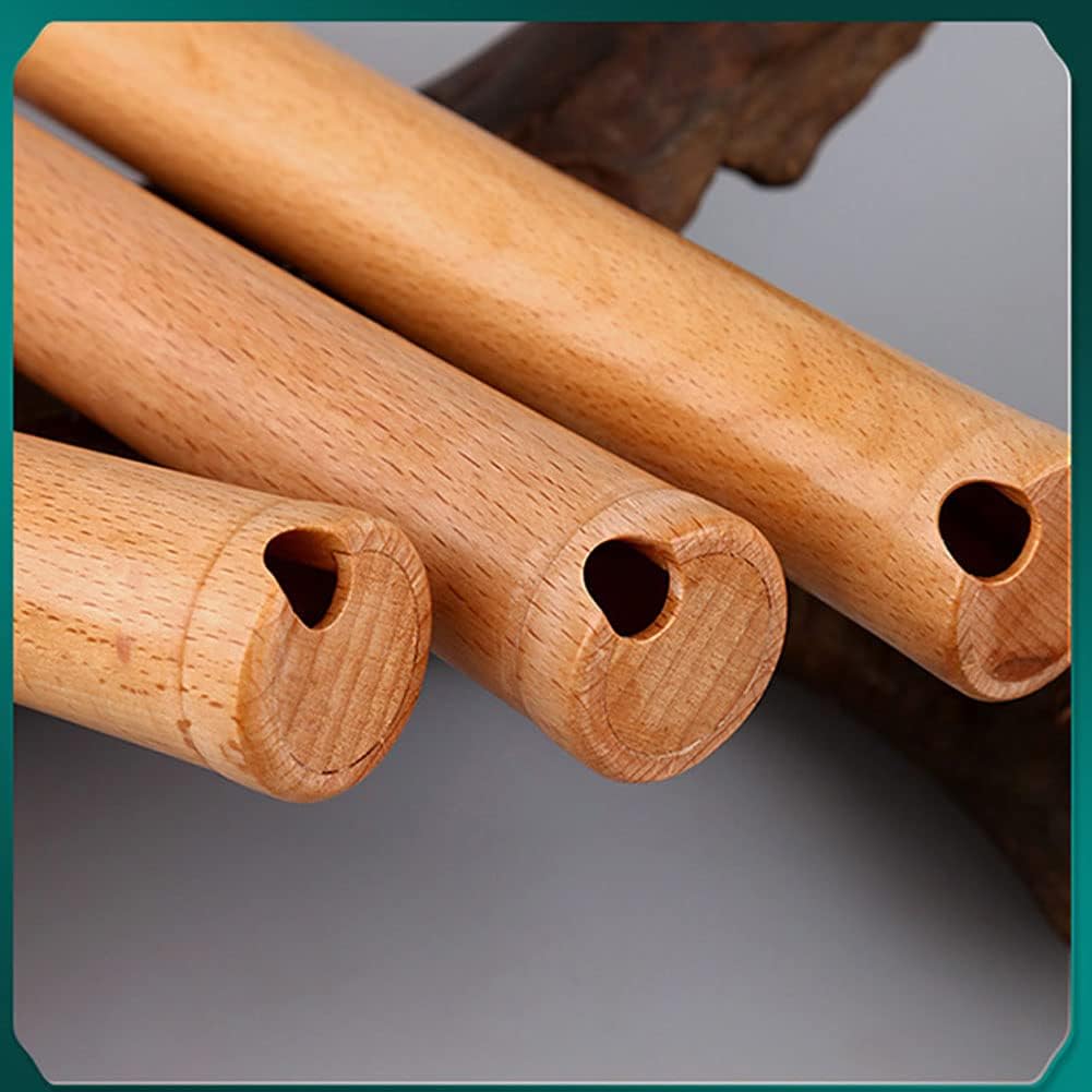 A Small Hole Pitch Beech Shakuhachi, There are Three Tones of A, B Flat, and C to Choose from, Chinese Traditional Folk Musical Instrument,B Flat