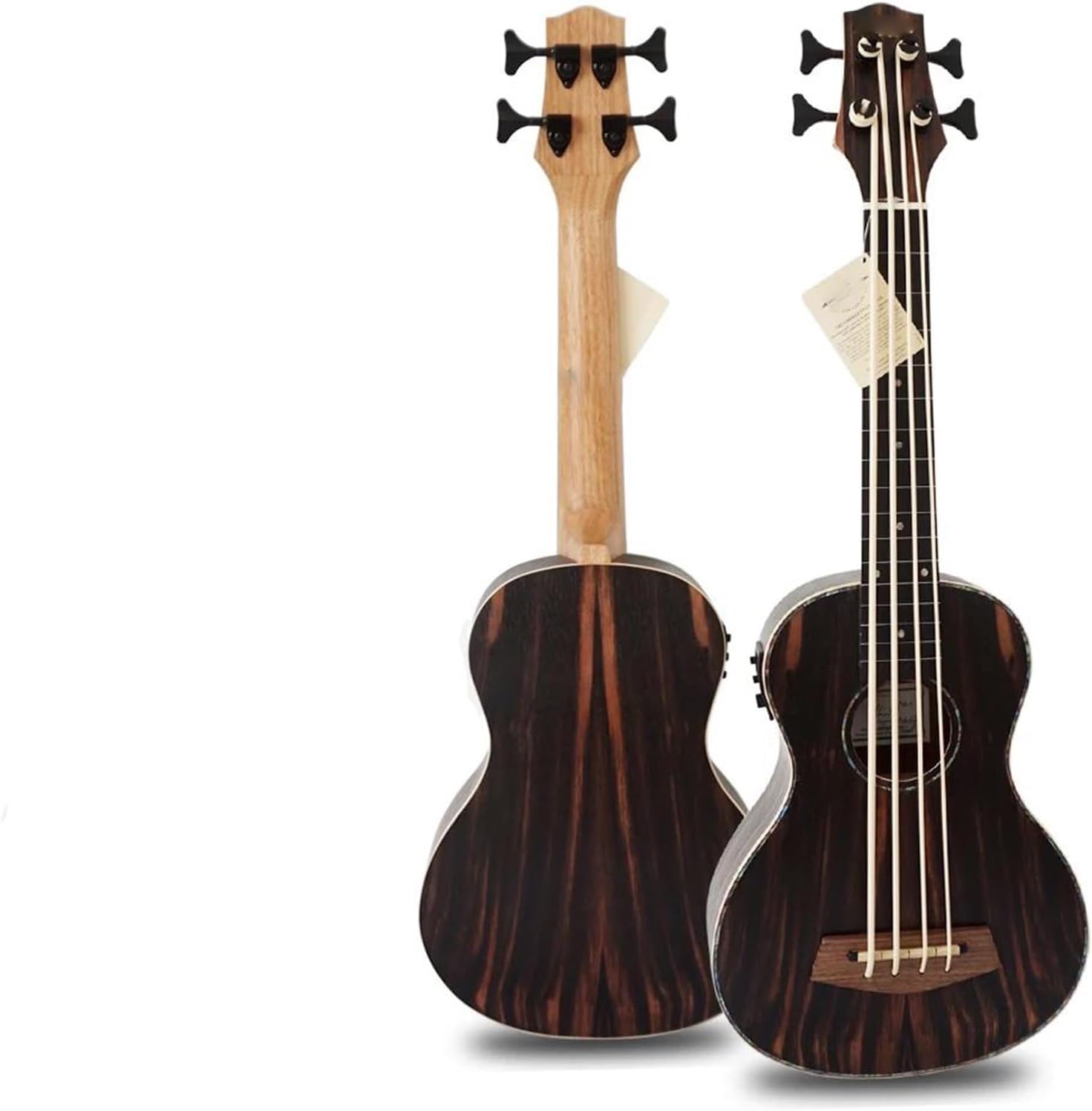 Ebony Body Electric Bass Ukulele U Bass Guitar Music Instruments Ukulele Full Size Beginners Ukulele