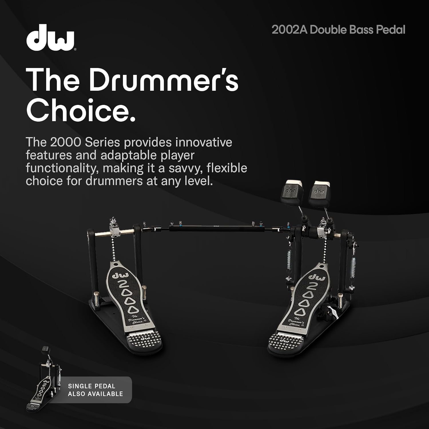 DW 2000 Series Double Bass Pedal