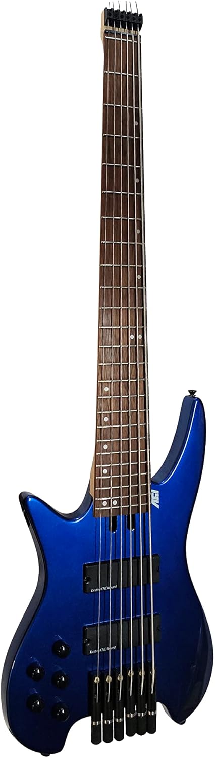 IYV-IBHL6-400 LH, 6 String Headless, Metallic Blue, Left hand
