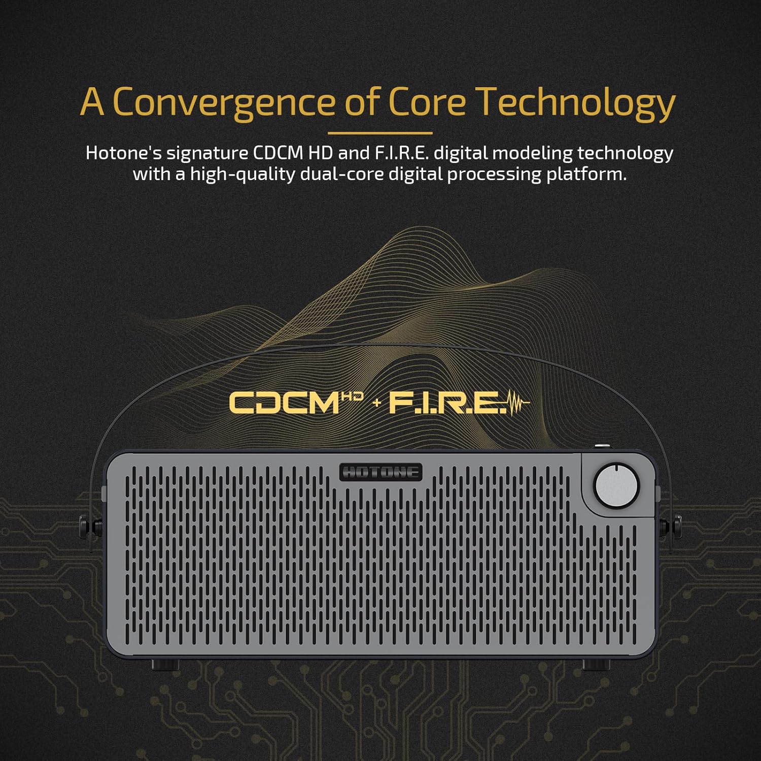 Hotone Pulze 30-watt Portable Modeling Amplifier - Eclipse