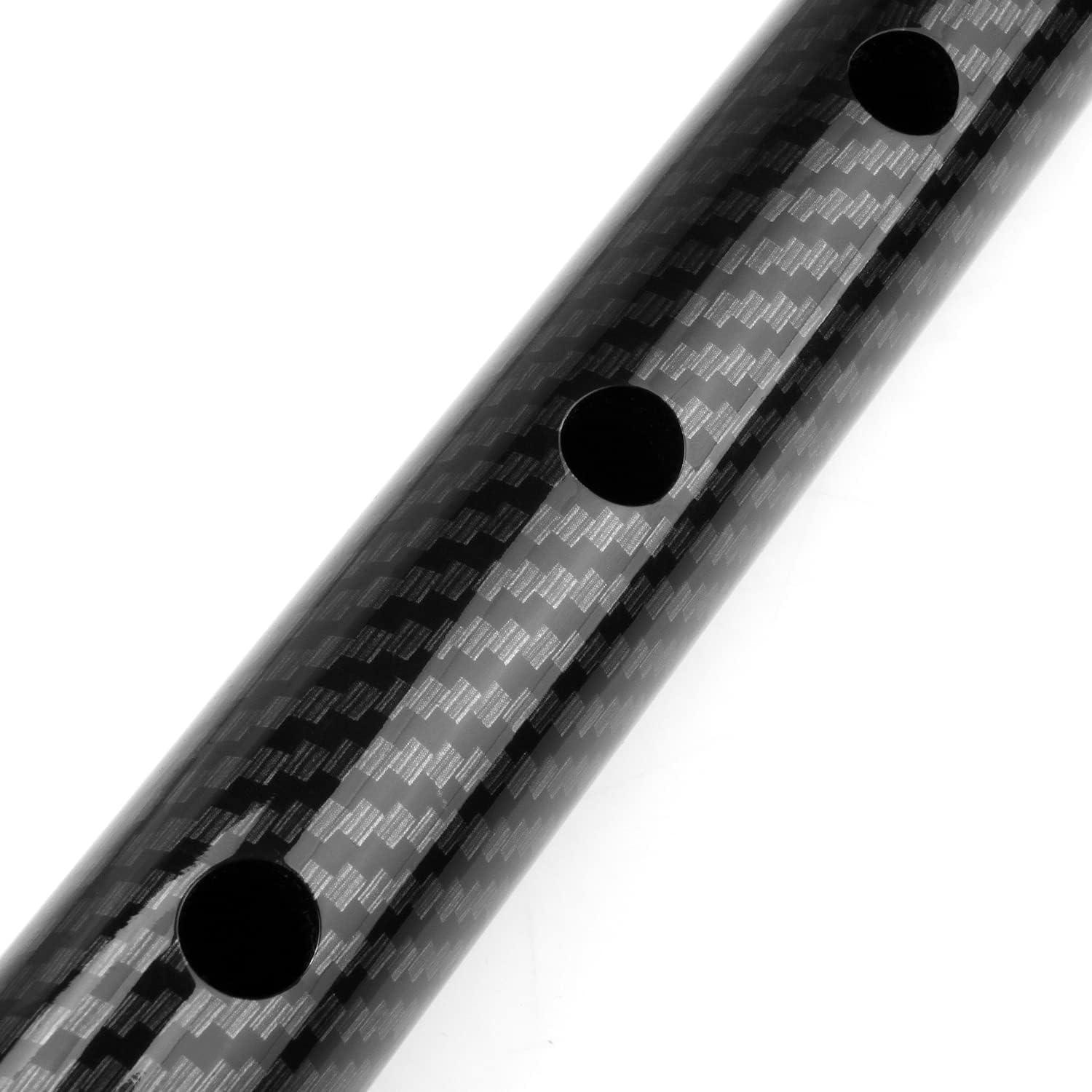 Carbon Fiber effct Traditional Musical instrument D key 5 hole 1.8 Shakuhachi With Box