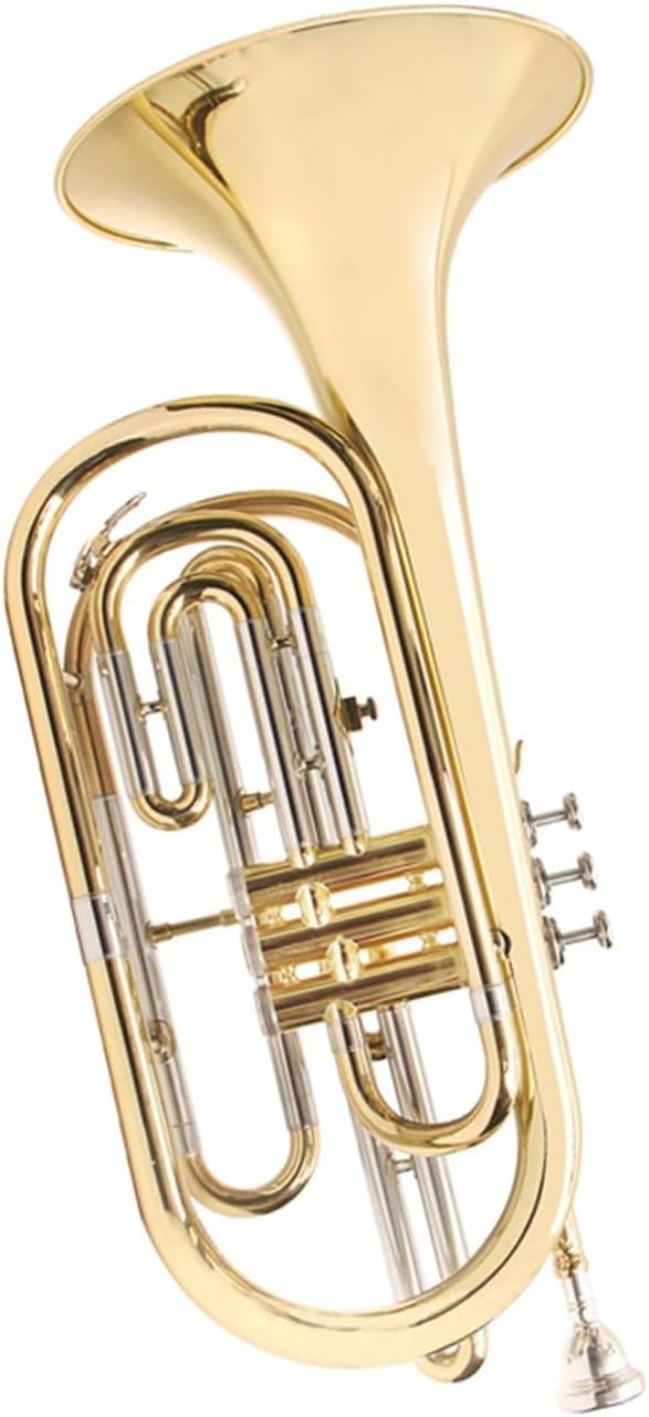 Adult Trombone Instrument Three Key B Flat Trombone Gold Suitable For Beginners Brass Instrument