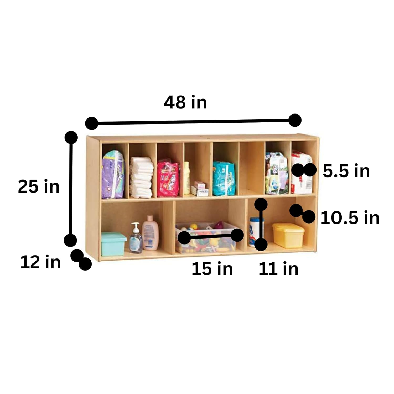 Jonti-Craft 5141JC Diaper Organizer