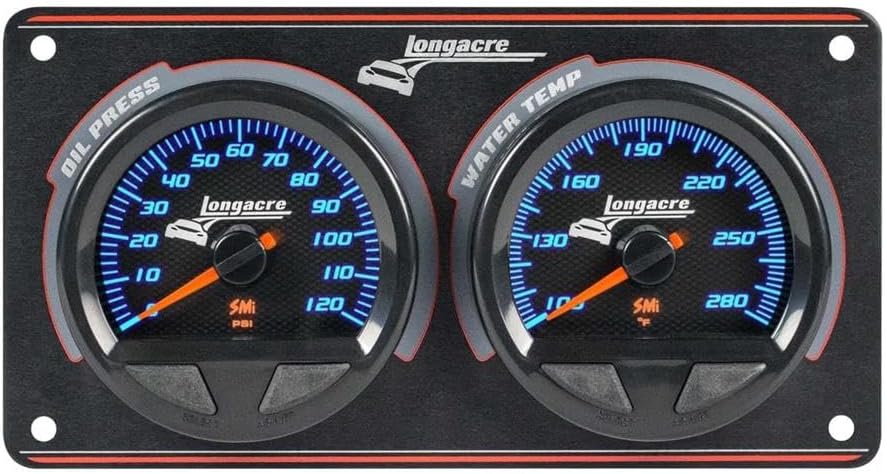 Longacre 52-44560 SMI Elite Waterproof 2 Gauge Set Panel