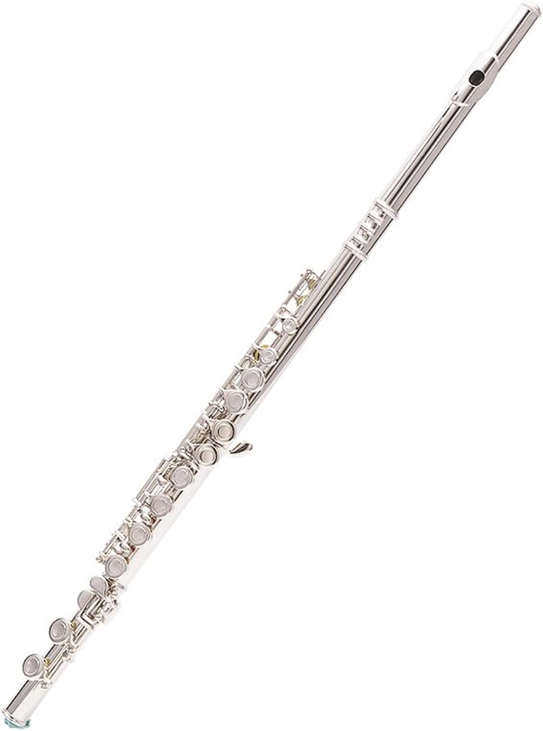 Flute Kit C Key 16-Hole Closed-Cell Nickel-Plated Copper-Nickel Flute Western Wind Instrument Intermediate Flute