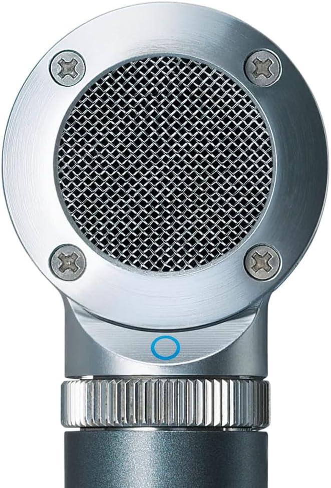 Shure BETA 181/BI Ultra-Compact Small-Diaphragm Side-Address Versatile Condenser Microphone for Instruments with Interchangeable Polar Pattern Capsule Options, 3-pin XLR Connector - Bidirectional