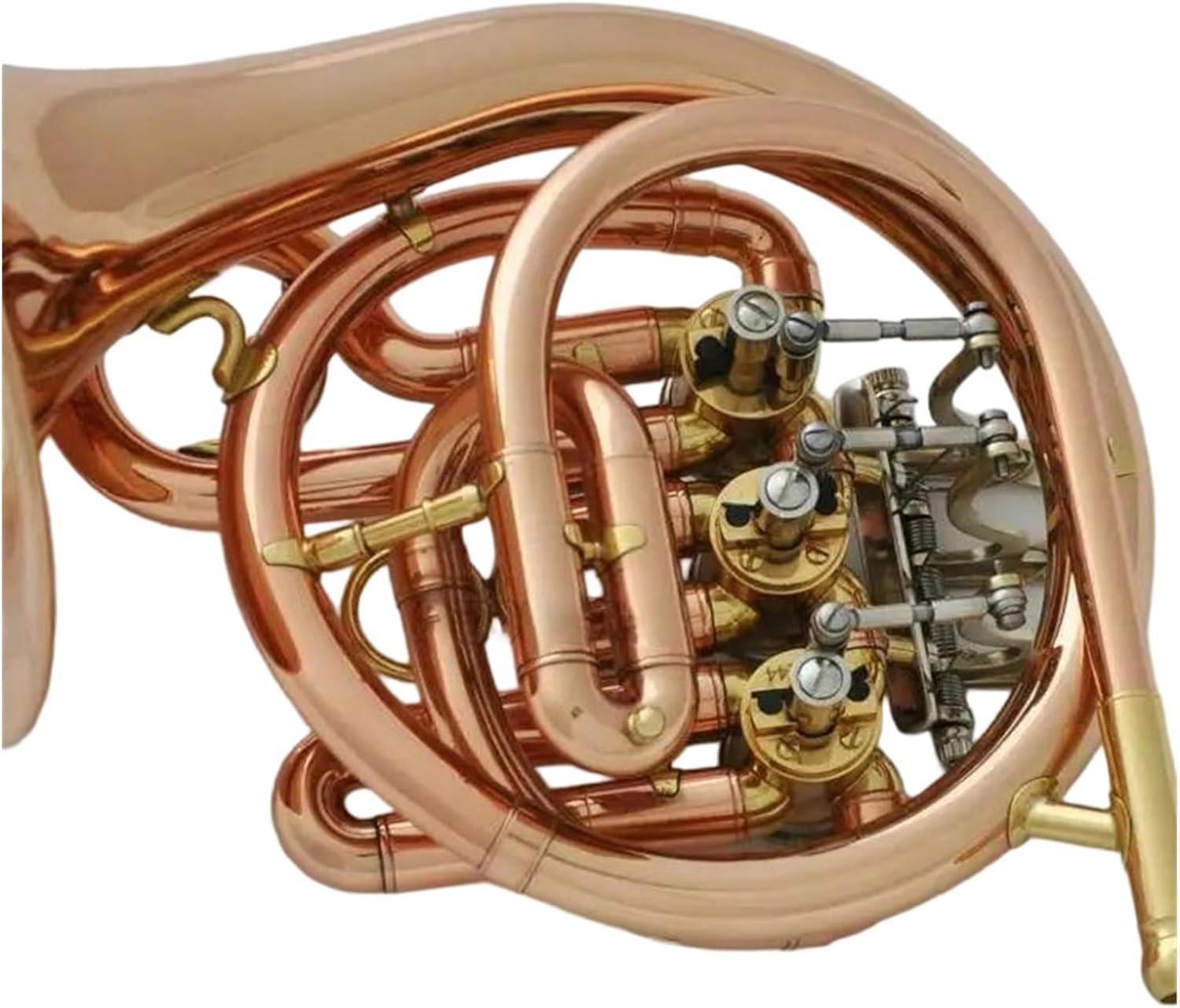 4 Key French Horn Brass Piccolo Mini French Horn Bb Key Engraving With Box