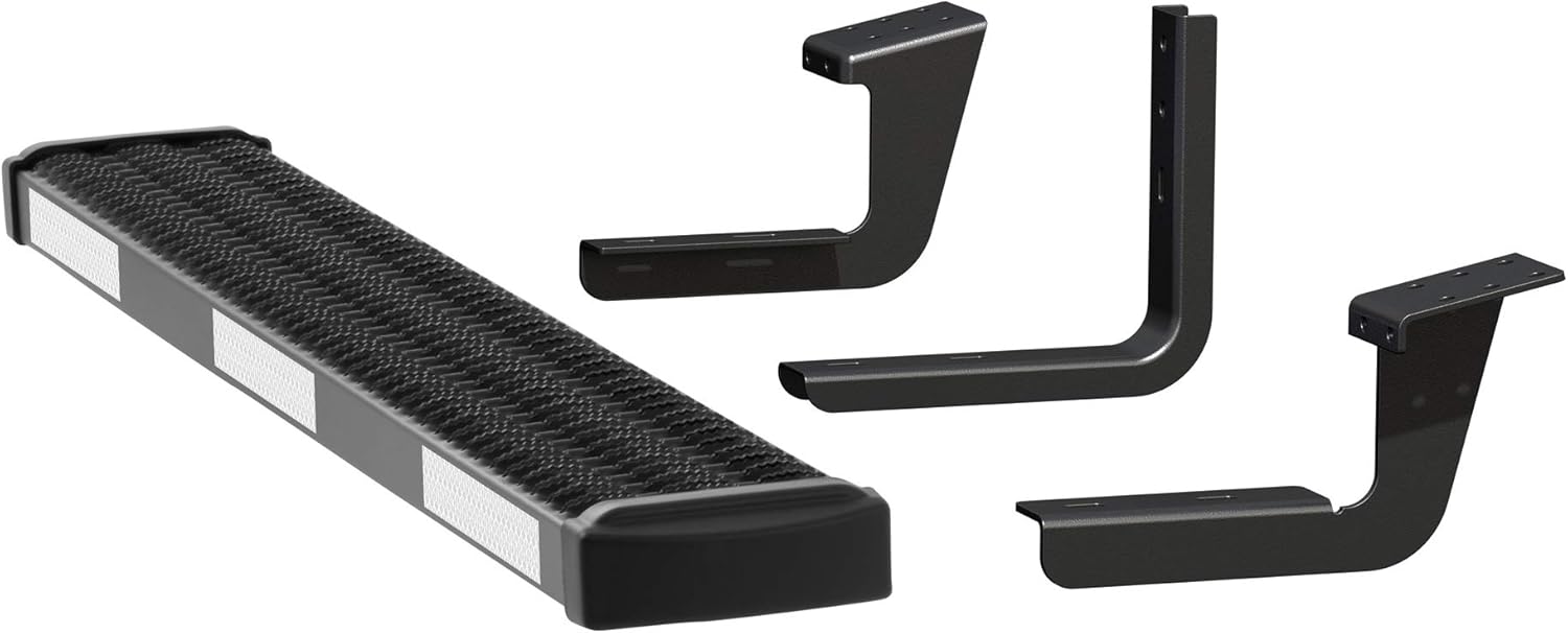 LUVERNE 415254-401473-0 Grip Step Black Aluminum 54-In Passenger Side Running Board Fleet Kit, Compatible with Select Ram ProMaster 1500, 2500, 3500