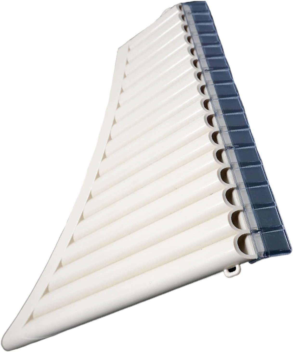 PanPipes Woodwind Instrument 16-Pipe Pan Flute is Suitable for Beginners and Adults to Play Musical Instruments (Color : White)