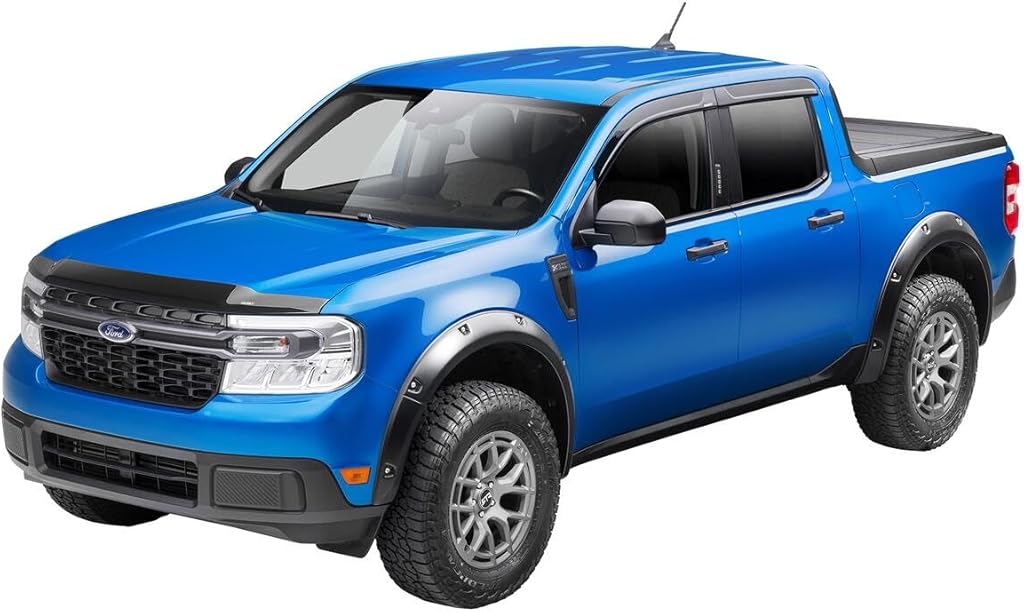 Husky Liners Aeroskin Hood Protector | Fits 2022-2026 Ford Maverick | Low Profile Deflector/Bug Shield - 1 pc., Smoke | 2842154