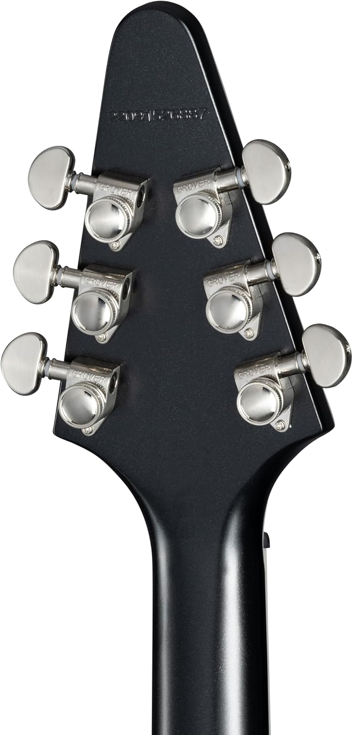 Epiphone Flying V Prophecy, Aged Jet Black Metallic with Bag