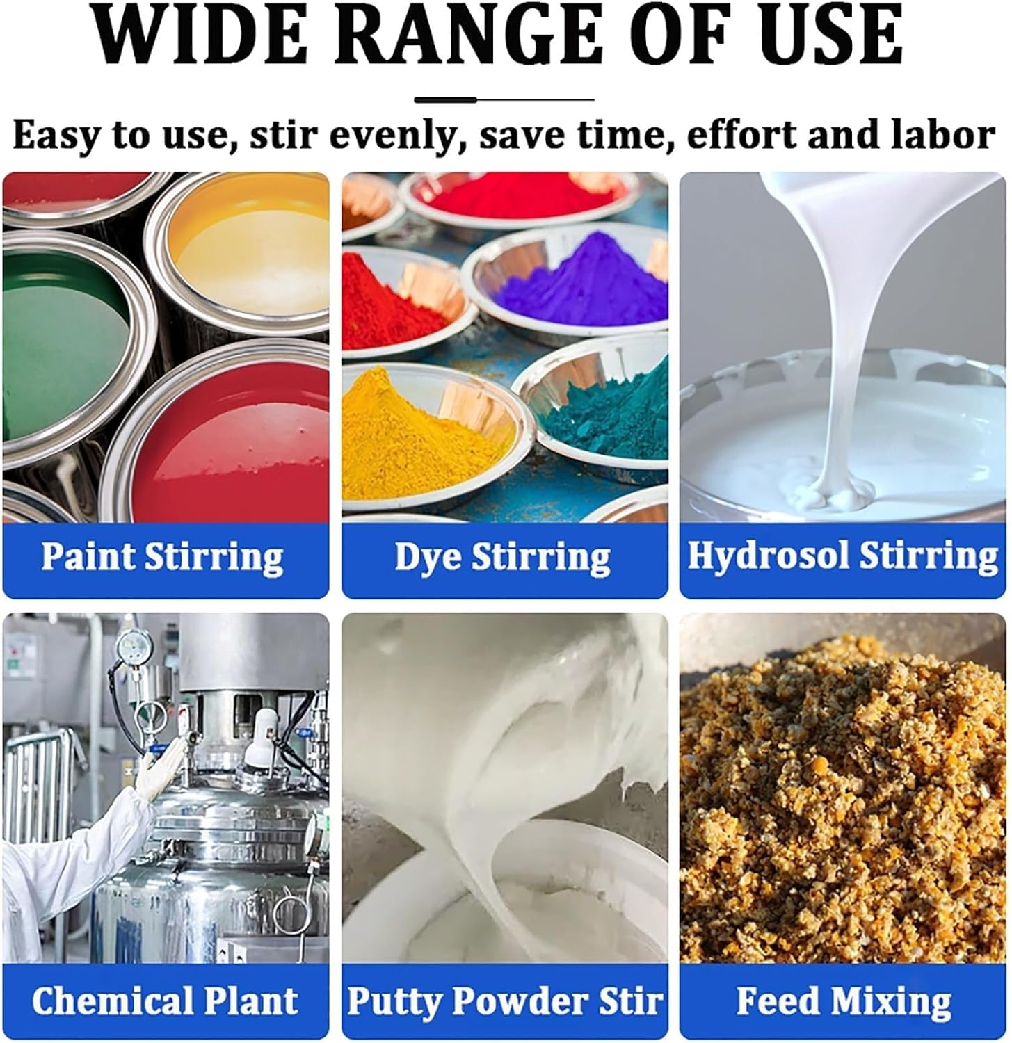 5 Gallon Pneumatic Paint Mixer, Automatic Paint Stirring Machine, Air 1/4HP Agitator with Stand, 0-2600r/min, Height Adjustable, for Viscous Liquid Ink Dye Stirring Tool