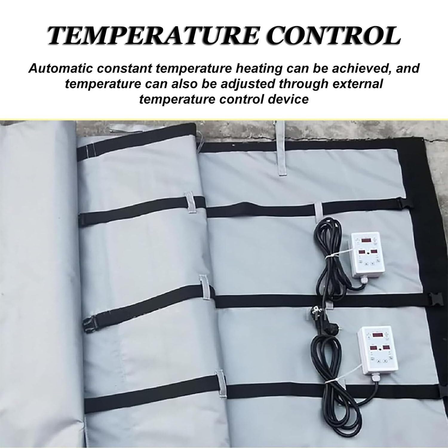 IBC Barrel Heater, 440 X 110cm Heating Blanket, Oil Drum Electric Heating Machine, with 0~150℃ Temperature Controller