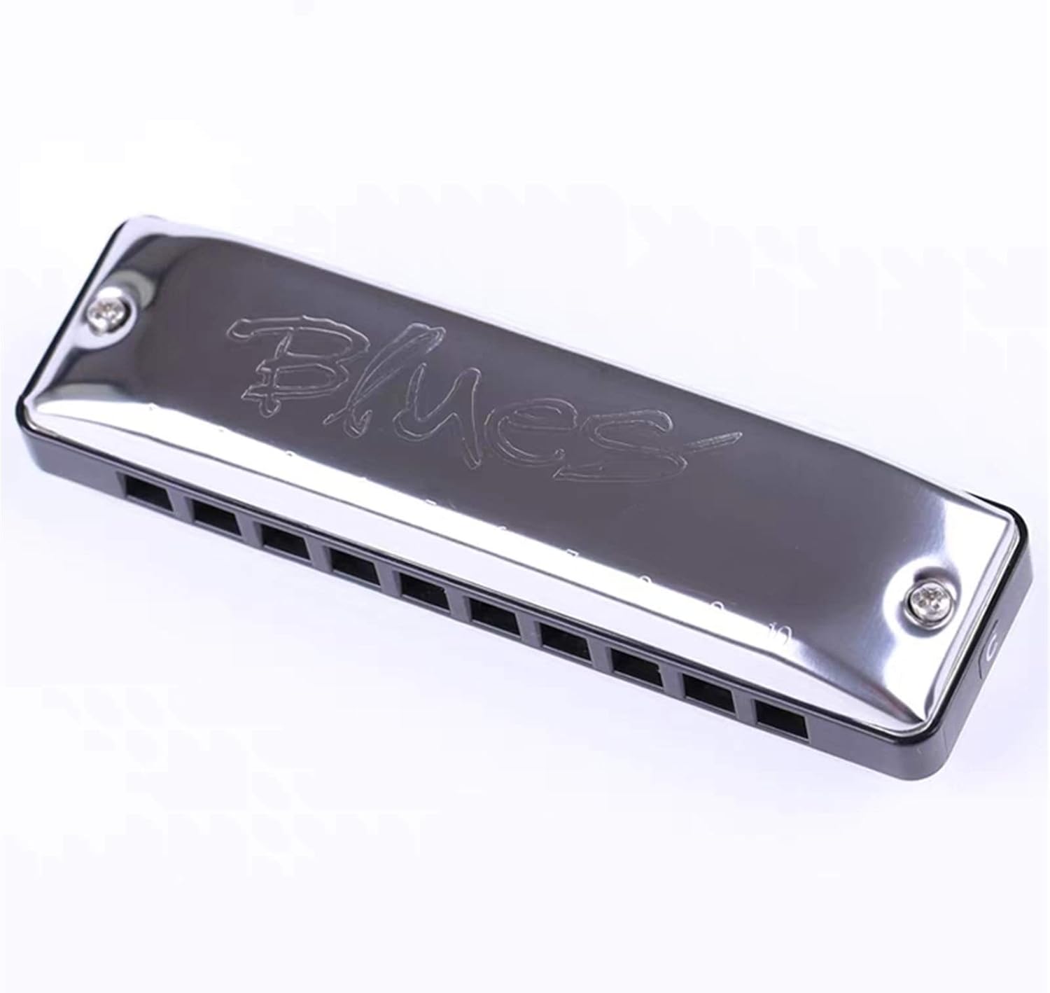 Harmonica Diatonic Harmonica 10 Holes 20 Note Blues Harp Key C ABS Comb Brass Reeds Musical Instruments (Color : Key EB)