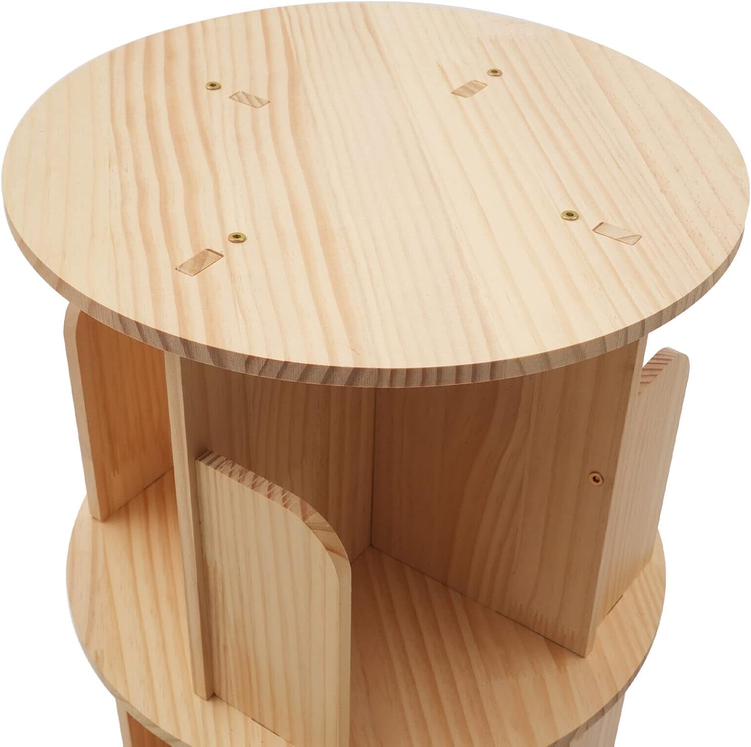 YIYIBYUS 5-Shelf Modern Bookcase - Industrial Display Standing Shelf Units, Open Wall Mount Ladder Bookshelf with Industrial Metal Frame,Wood and Metal Storage Shelf for Living Room, Bedroom